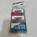 Vtg Kmc K-mart Brand 3 Pack 60 Min Audio Cassette Tapes Low Noise Nos Sealed. Fixed Price $8.99.