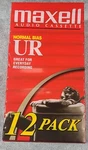 12 Pack Maxell Ur 60 Audio Cassette Tapes Normal Bias New Sealed. Fixed Price $14.99.