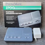 Vintage 3700 Telephone Answering Machine. Fixed Price $24.95.