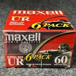 Maxell Ur 60 Audio Cassette Tapes Pack Normal Bias Sealed Vintage. Fixed Price $14.95.