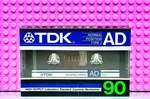 Tdk Ad 90 1985 Usa Type I Blank Cassette Tape (1) (sealed). Fixed Price $31.49.