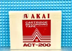8 Track Akai ACT-200 60 Minute Blank Tape (1) (new). Fixed Price $26.99.