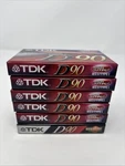 Tdk D90 Blank Cassette Tapes Ieci Type High Output Lot Of 6 New Sealed. Fixed Price $17.99.