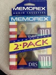 Memorex Dbs 110 Blank Audio Cassette Mins New Lot Of 2 Type Normal Bias. Fixed Price $7.99.