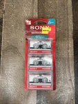 Sony Microcassette Tapes Minutes 6-PACK MC-90 Six Sealed New Old Stock Nos. Fixed Price $20.00.
