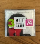 Rare 3-PACK Tdk Bit Club 'mona Lisa' Recordable Minidiscs. New Sealed. Fixed Price $79.00.