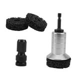 Wheel Hub Cleaning Tool, Brake Stud Cleaner Kit Fits 1/2" Impact Wrench Silver. Fixed Price $19.98.