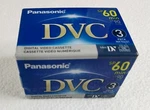 3 Panasonic Dvc Mini Sp Lp 90 AY-DVM60EJ Digital Video Cassette. Fixed Price $19.99.