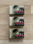 Maxell Camcorder Hgx-gold Videocassette Of Vhs-c Tapes TC-30 Sealed- New. Fixed Price $15.00.