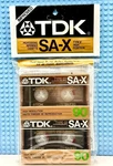 Tdk Sa-x 90 Twin Pack 1987 Usa Type Ii Blank Cassette Tapes (2) (sealed). Fixed Price $59.99.