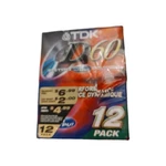 Tdk D60 Blank Audio Cassette Tapes 12 Pack High Output Ieci/type. Fixed Price $18.99.