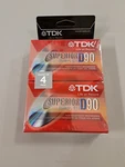 Tdk Superior Normal Bias D90 Audio Tape 4 Pack Sealed New. Fixed Price $9.44.