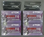 8 Tdk Cd Power 110 Minutes High Bias Cassette Tapes - Two 4 Packs New & Sealed. Fixed Price $34.97.