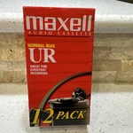 Maxell UR60 12 Pack Audio Cassette Tapes New. Fixed Price $14.99.