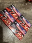 (4) Pack New Tdk D60 Blank Cassette Tapes Minute High Output Type Normal. Fixed Price $13.99.