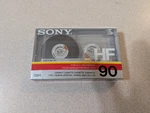 Sony HF90 New Sealed Blank Cassette Tape 1980S. Fixed Price $6.54.
