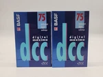 (2) Basf Digital Maxima 75 Dcc Compact Cassette Backcoated New Sealed. Fixed Price $29.99.