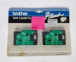 *new* Brother Tape Cassette P-touch Black On Clear Pack Cartridges TC-10 12MM. Fixed Price $14.99.