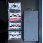 Sony M-750V Voice Activated Microcassette Recorder With 4 MC-60 Tapes, Handheld. Fixed Price $23.99.