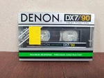 Denon DX7/90 High Position 90-MINUTE Blank Audio Cassette Tape Sealed. Fixed Price $45.00.