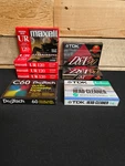 Lot Of 7 New Blank Cassette Tapes & 1 Head Cleaner - Tdk, Protech, Maxell. Fixed Price $27.99.