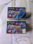 2 Tdk PWR-110 Power Audio Cassette. Fixed Price $35.00.