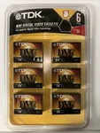 Tdk Mini Digital Video Cassette Dvc, Pack Of 60 Minute Tapes, Sealed Brand New. Fixed Price $19.99.