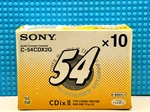 Sony Cdix-ii 54 1999 Japan Type Box Of 10 Tapes (sealed). Fixed Price $179.99.