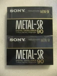 Lot Of 2 Sony Metal-sr Type Iv 90 Min Audio Cassettes Position New Sealed. Fixed Price $45.00.