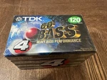 Tdk Cd Bass 4 Pack Audio Cassette Tapes Heavy Performance 120 Minute New. Fixed Price $15.00.