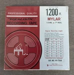 Reel To 7" Recording Tape 1200' Mylar 1.5 Mil 44-736A Sealed Realistic. Fixed Price $12.98.