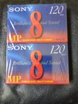 Sony Video 8MM Camcorder Cassette Tape Two Pack. SP120 Lp 240 Min. Sealed. Fixed Price $15.99.