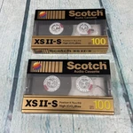 Vtg Scotch Xs Ii-s Audio Cassette Tape High Bias 100 Blank New Sealed Lot Of 2. Fixed Price $39.99.