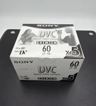 Lot Of 5 Sony Mini Premium Dvc Digital Video Cassette Tapes DVM60PRL. Fixed Price $15.00.