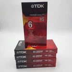 Set Of 5 Tdk Blank Sealed Vhs Tapes T-120 6 Hours Ep Premium Quality. Fixed Price $29.98.
