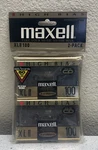 Maxell Xlii 100 High Bias Type Cassette Tapes - 2 Pack New. Fixed Price $25.00.