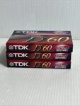 Tdk D60 High Output IEC1/TYPE Audio Cassette, Brand New/sealed Lot Of 3!!!. Fixed Price $8.80.