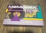 Audio Cassette Tape - Memorex DBS110 Minutes New / Sealed Free Shipping. Fixed Price $11.99.
