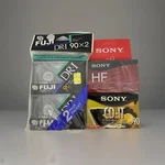 4 Sealed Blank Cassette Tapes Sony Cd-it 90 Hf & Fuji Dr-i 2-PACK Nos. Fixed Price $11.55.