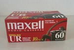Maxell Ur 60 Audio Cassette Tapes 10-PACK Normal Bias Minute Dictation New. Fixed Price $29.99.