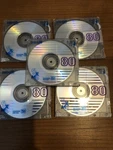 5- Maxell SX-80 Blue/chrome. Minute.. Fixed Price $20.50.