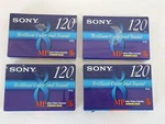 Sony P6-120MP Minute, 8MM Video Cassette Pack Of 4. Fixed Price $19.99.