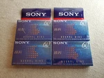 Sony Minute C-60HFB Normal Bias Cassette Tapes Sealed New Lot Of 4. Fixed Price $9.99.
