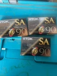 Tdk SA-90 Iec Type Ii High Position Super Resolution Cassette Tapes (3) Sealed. Fixed Price $29.98.