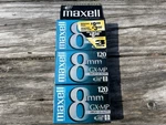 Maxell Gx-mp 8MM Camcorder Videotape 3 Pack 120 Minutes. Fixed Price $13.99.