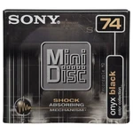 New Single Sony MDW74EB Onyx Black Blank Minidisc. Fixed Price $19.95.
