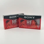 Sony 60 Min Blank Audio Cassette Tapes 2-PACK New Sealed High Fidelity. Fixed Price $8.49.