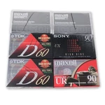 Lot Of 6 Unopened Sony, Maxell And Tdk Blank Cassette Tapes. Fixed Price $10.30.
