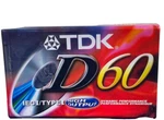 Tdk D60 Blank Cassette Tapes Ieci Type High Output New Sealed. Fixed Price $5.00.
