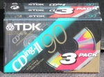 Sealed 3 X K7 Tdk Cding-ii 90 Type Chrome. Fixed Price $34.88.